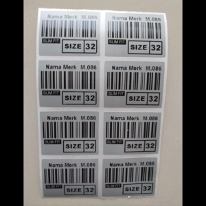 Stiker Barcode