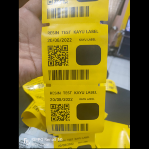 Label Kayu